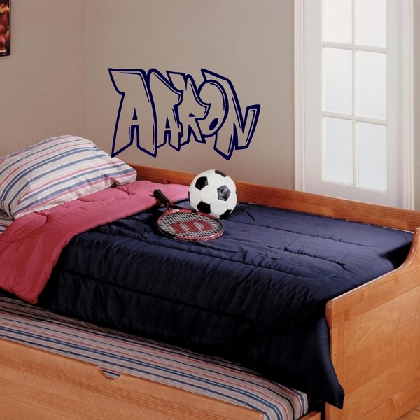 Exemple de stickers muraux: Aaron Graffiti
